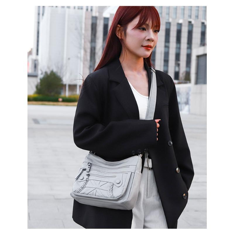 Casual Versatile Multi Pocket Single Shoulder Diagonal Cross Bag