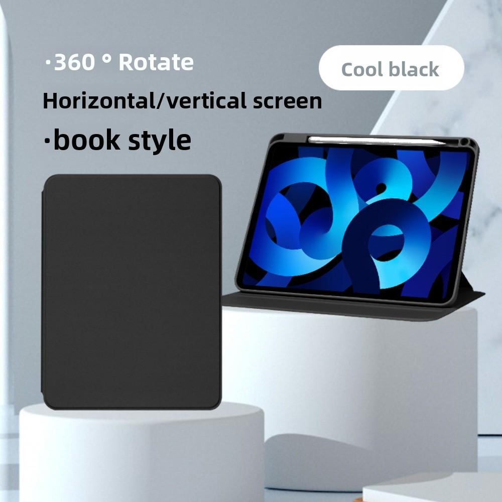 

Leather Case for 2024 iPad Pro 11 iPad Air 11 Rotating Stand Cover with Acrylic Back 10.2 12.9 iPad Mini6 8.3