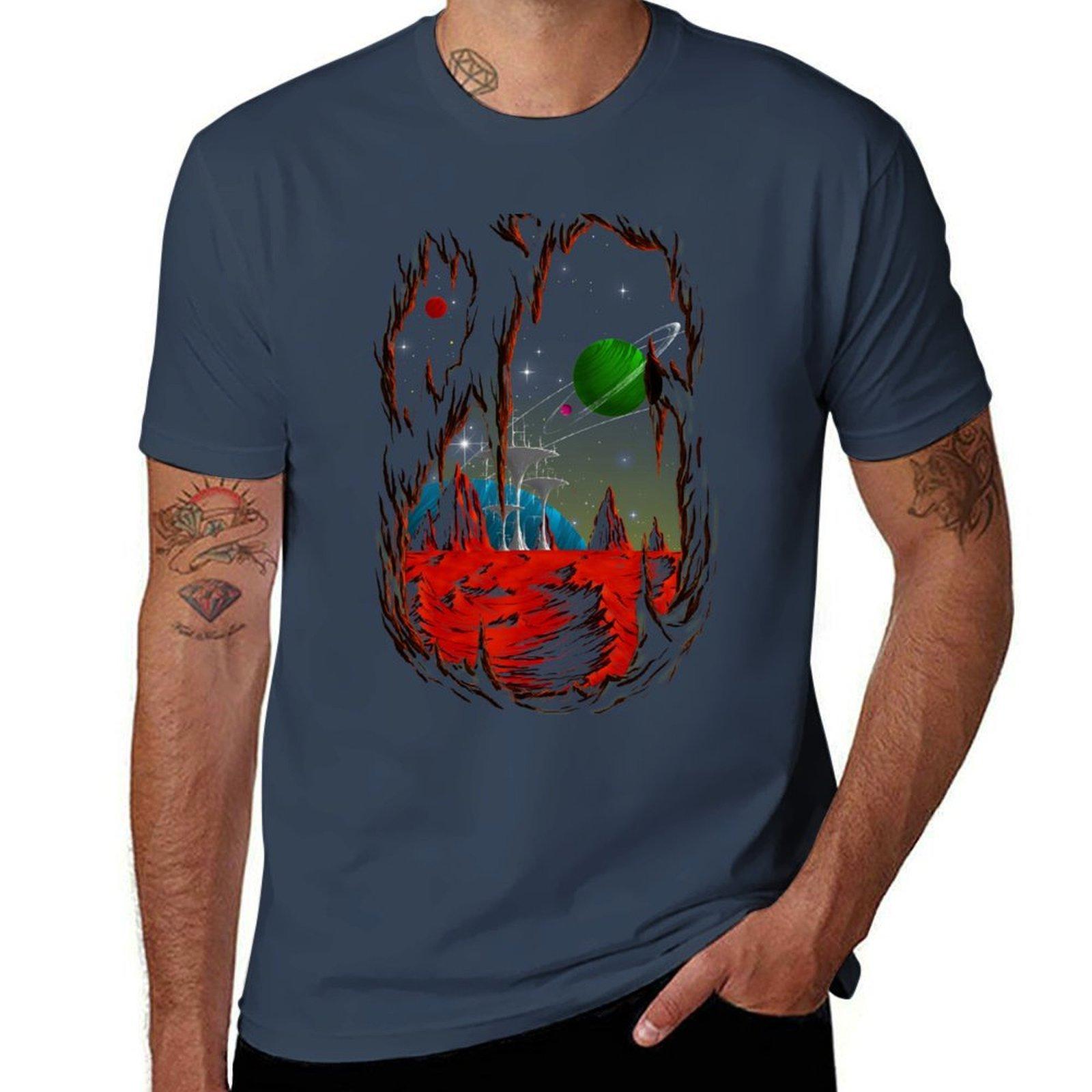 Far Far Away Tshirt Relaxed Casual Short Sleeve Tee S
