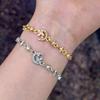 2025 Star Moon Butterfly Zircon Bracelet Exquisite Sense Pulling Student Girlfriend Jewelry