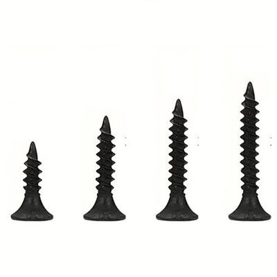 Tragbares Metall M2 Schraubensatz Kreuzschlitz Selbstbohrend Selbstschneidend Schraube Schwarzes Finish Befestigungselement Flachkopfschraube Hardware