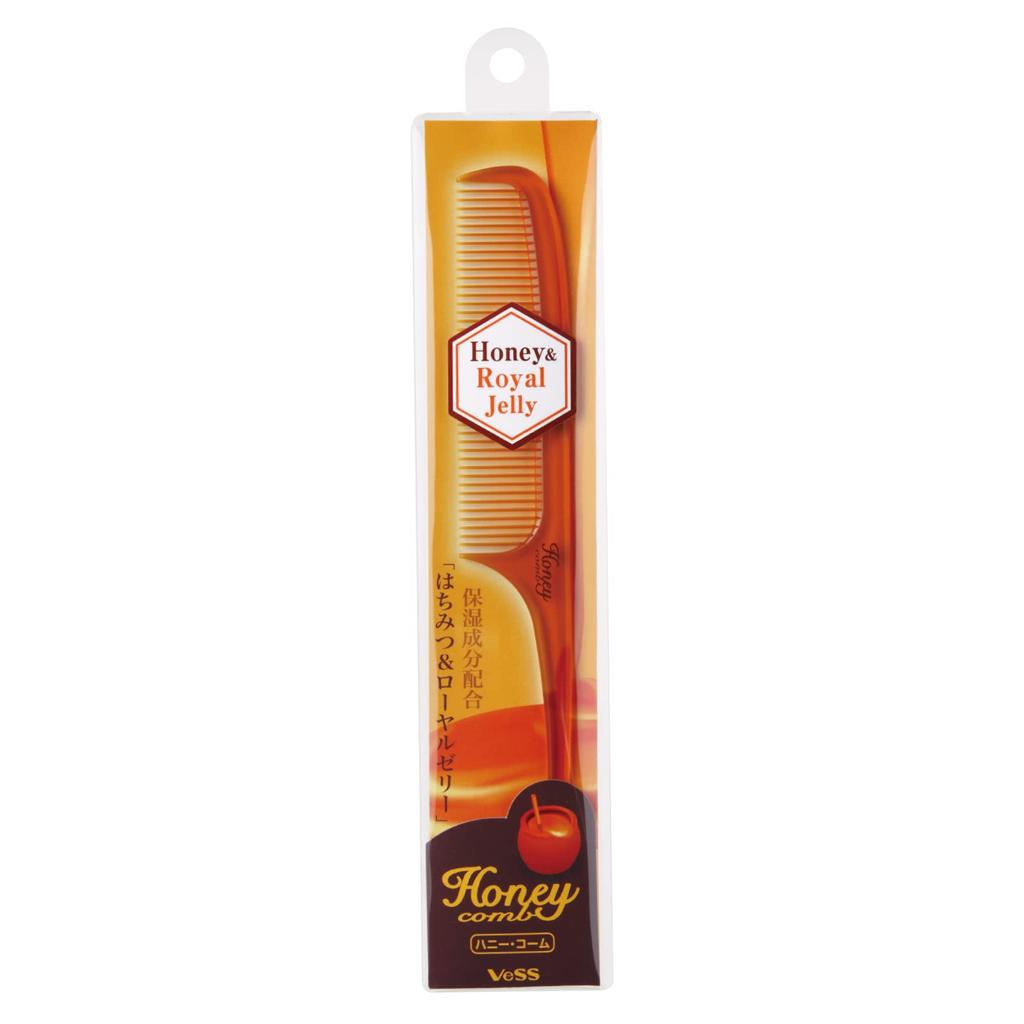 Vess Honey Made in Moisturizing Honey Outlet Brush, Japan, Comb, (Comb) H-350