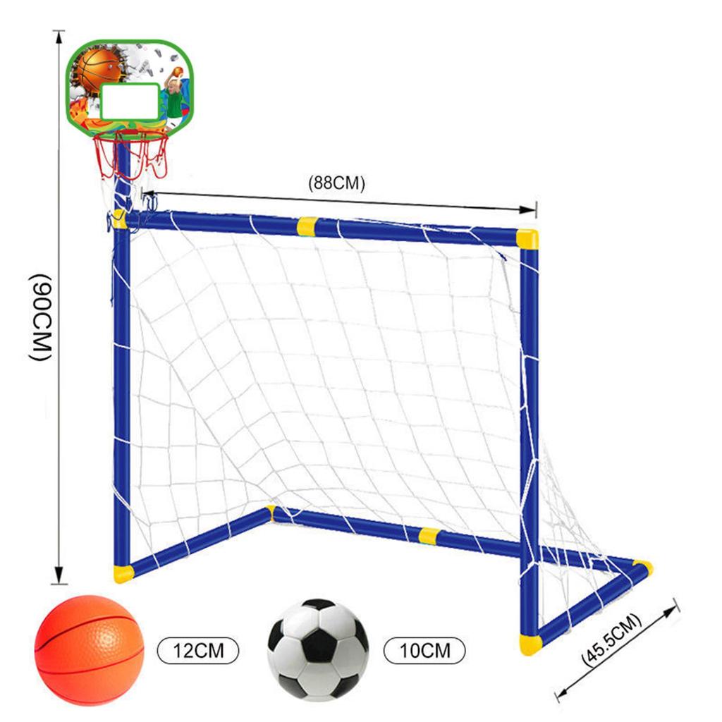for Kids: Basketball Hoop And Soccer Goal Combo
