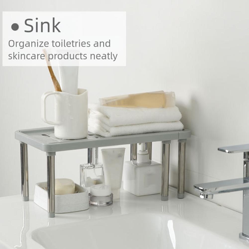 Multifunction Organizer Retractable Shelf Clutter-free Space
