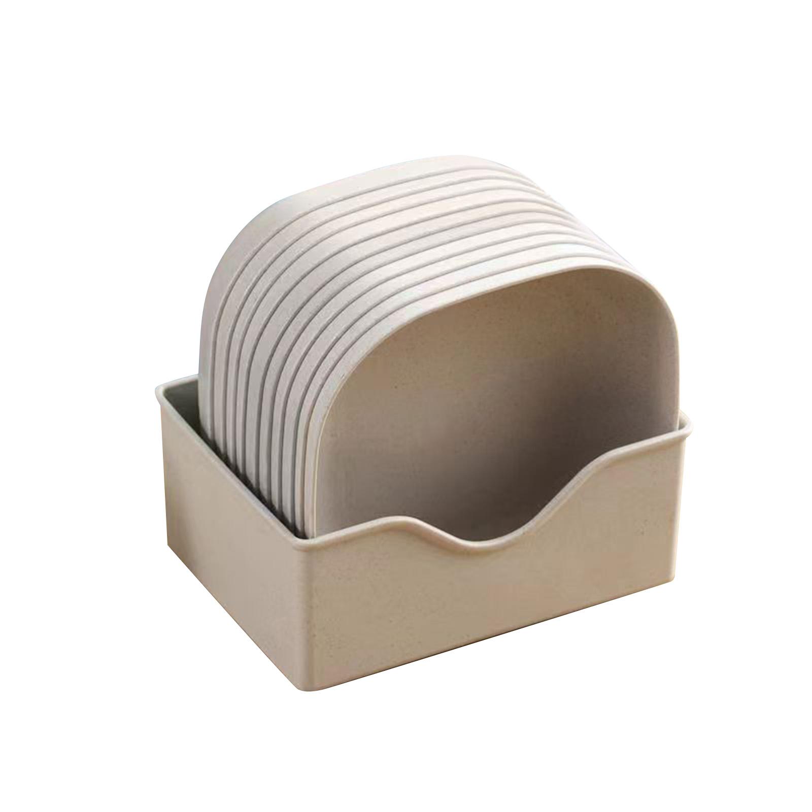 

10 Piece Multi Functional Boning Tray Set Dining Table Trash, Household Snack & Fruit Tray One Size