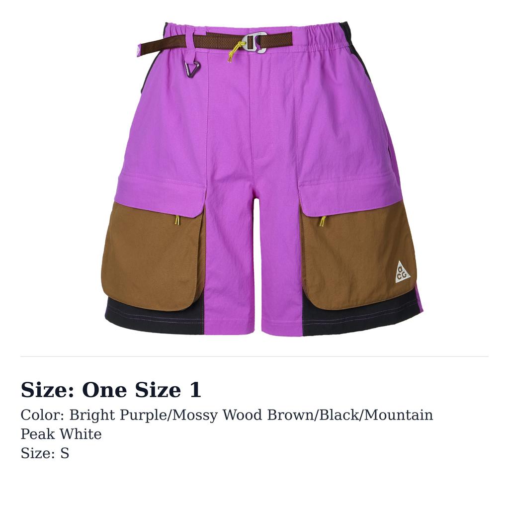 Nike SS25 ACG 'Smith Summit' Cargo Shorts Herre HV0594-551