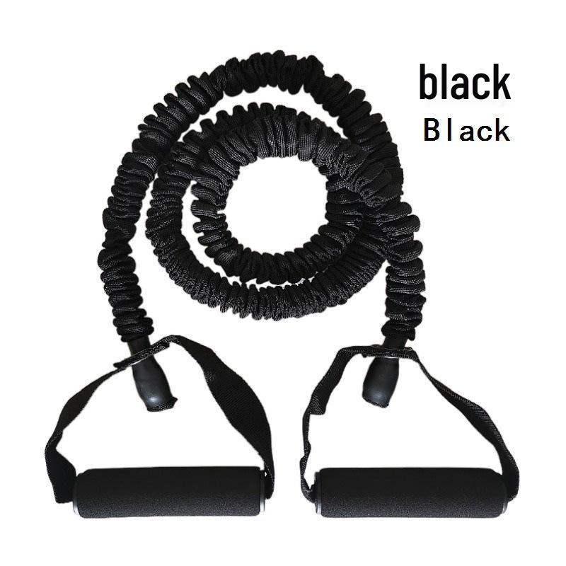 TPE Latex Elastic Fitness Rope with Cloth Cover