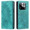 Style 010 For Xiaomi 15 Pro Case Mandala Pattern Magnetic Closing Leather Phone Cover