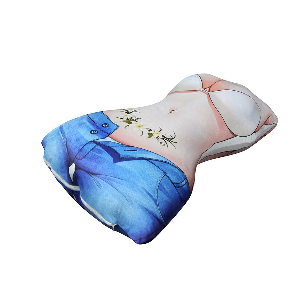 Men's Inflatable Pillow Sex Doll PVC Mold Animation Style Fun Auxiliary Props Masturbation Cup Erotic Adult Sex Toy