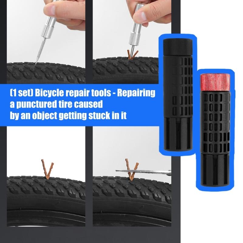Multifunctional Bike Maintenance Tool Ergonomic Bike Repair Kits Bike Tubeless Tire Repair Tool Ratchet Wrench Set