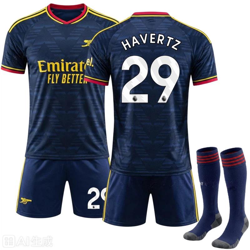 2026-27 Arsenal Away Sport Training Jersey Set with Socks Teens Kids Adults Football Kits #29 HAVERTZ 16
