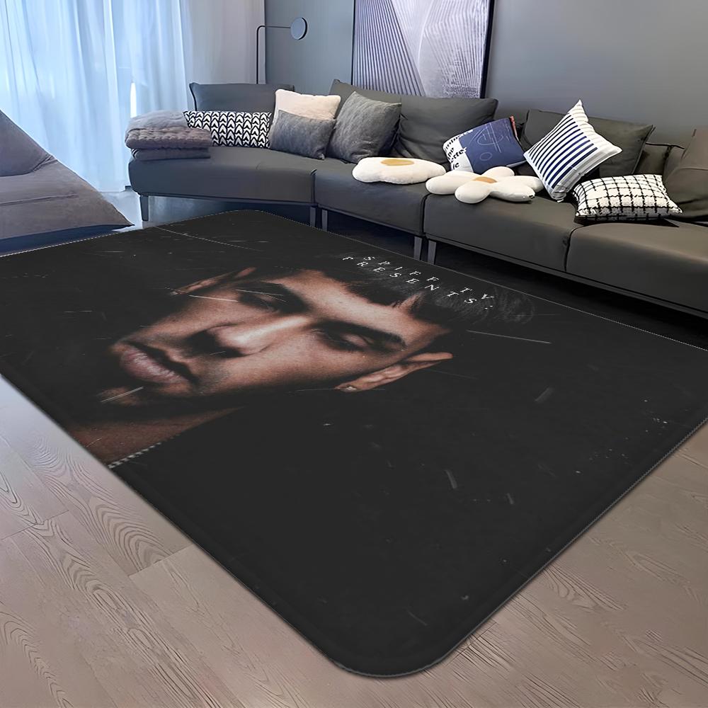Rapper Anuel AA Floor Mat Non-Slip Laundry Room Mat Laundry Decor Balcony Child Living Room Household Carpets