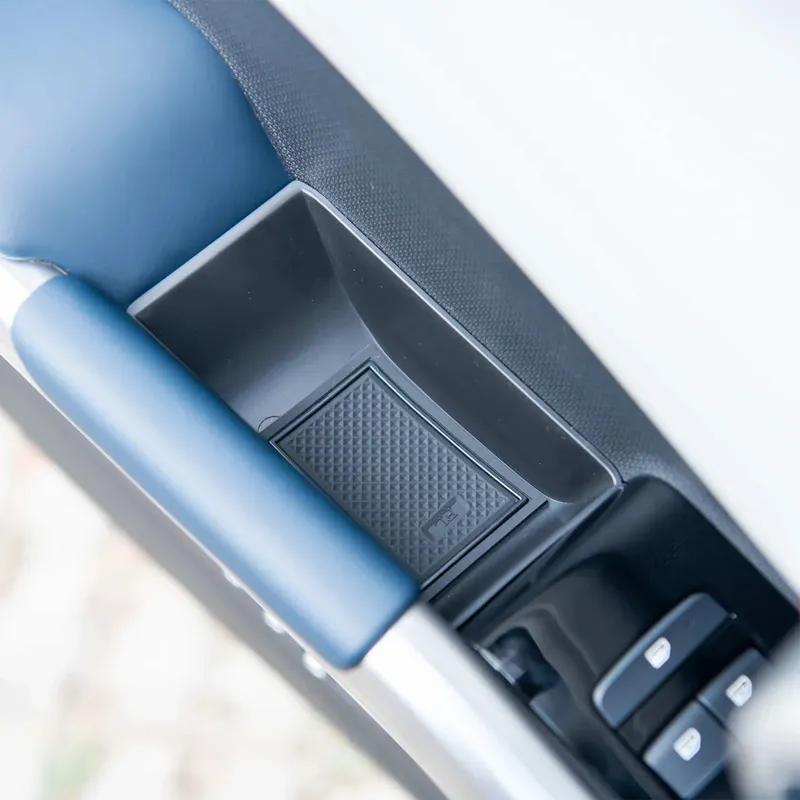 Car Interior Front Rear Door Side Handle Catch Storage Box Cover for BYD Atto 3 Yuan Plus 2024 Replacement Accessories