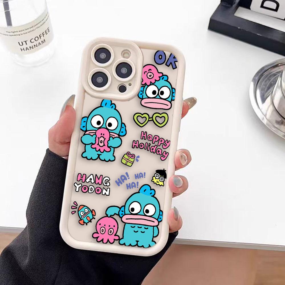 Cartoon H-Hangyodon Phone Case For iPhone 15 14 13 12 11 16 XS Max X XR SE 7 8 6 6S Plus Shock16of Silicone Case Funda Shell