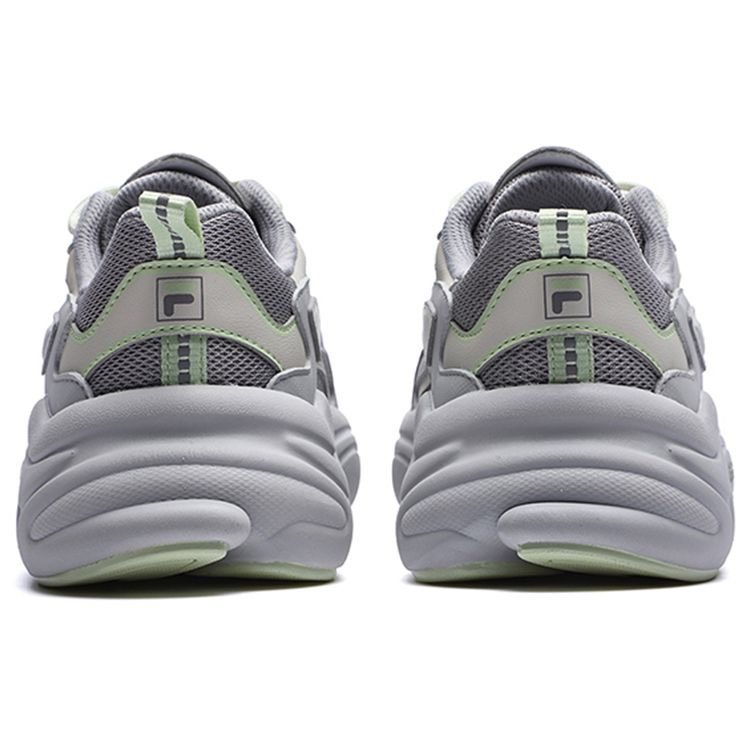 Fila Mars 1.0 Fabric Synthetic Leather Thick Sole Sports Low Top Dad Shoes Women Sneaker Purple Gray F12W222125FSA