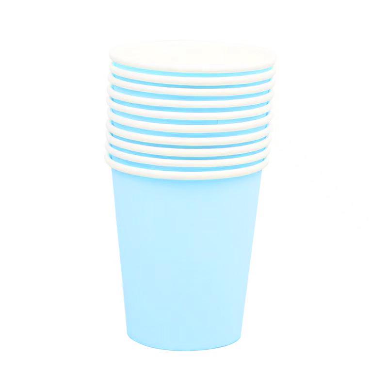 Vasos de Papel Rayados de Colores para Decoración de Fiesta y Celebraciones