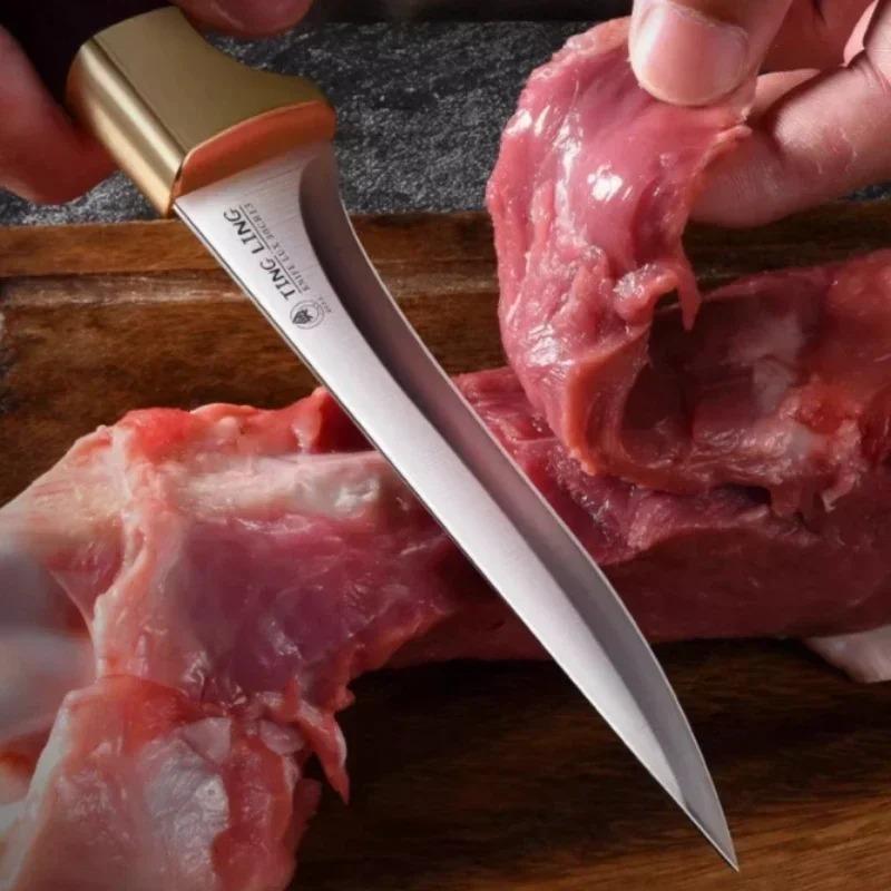 Professional high-hardness cutting knife, kitchen cooking knives, special bone removal knives, kitchen fruit knife, and peeler