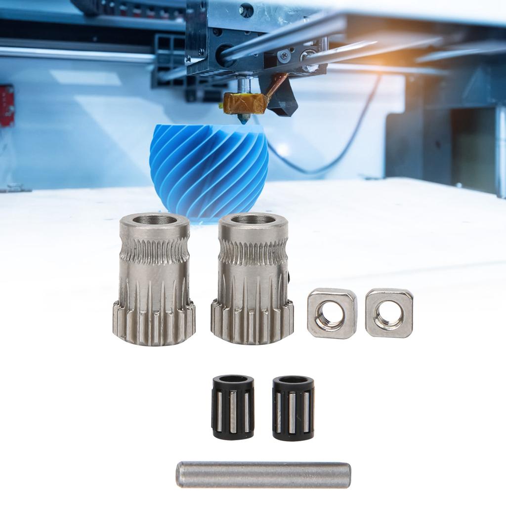 3D Printer Pulley for BtechPrusa I3 MK2MK3 Clone Wire Feeding Wheel Kit Parts Accessories