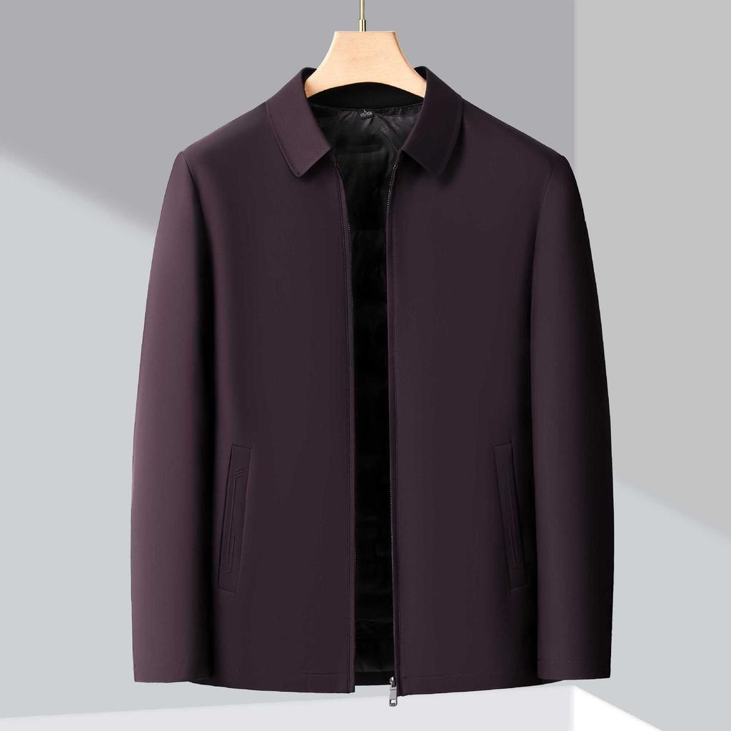 New High-end Men's Down Jacket Thickened Warm Autumn and Winter Jacket Business Casual Middle-aged Dad Outfit
