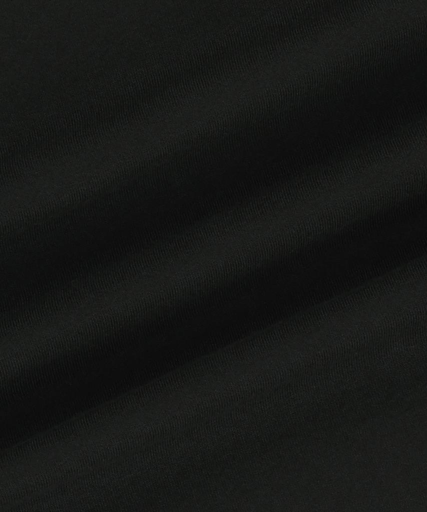 BROWNBREATH W Tag Crop Tee - Black