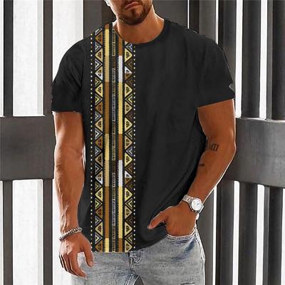 Vintage Men's O-neck Short Sleeve T-Shirts Clothing Oversized Loose Crew-Neck T Shirts Top Outdoor Quick Dry Fitness Sportswear