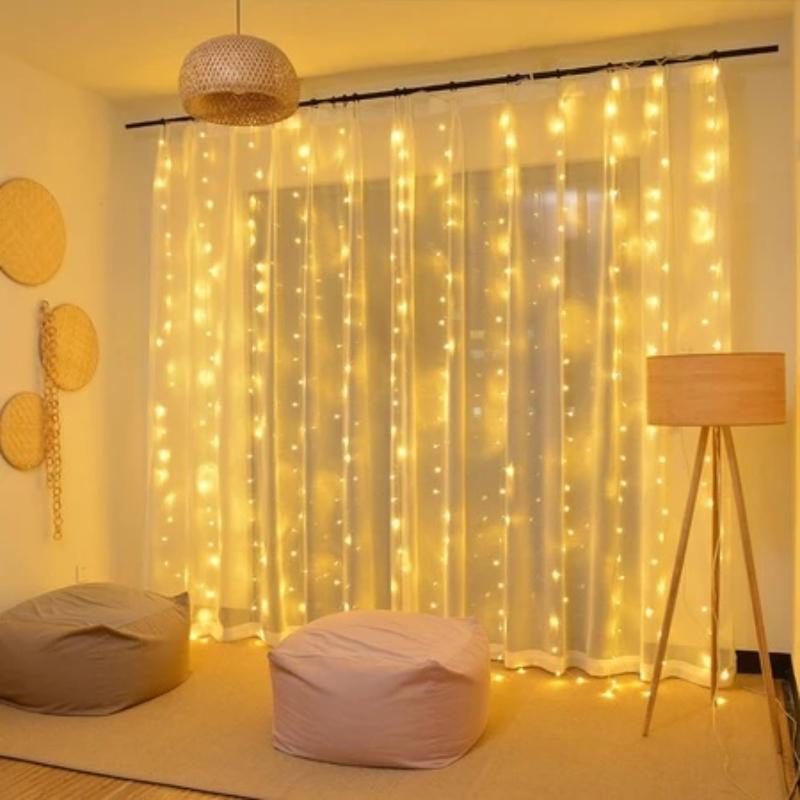 3*3M Battery Led String Lights Usb Fairy Lights Garland For New Year Wedding Party Christmas Home Curtain Decoration