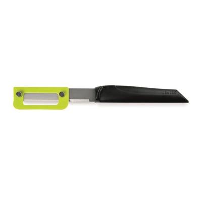 IBILI 753500R Asparagus Peeler, STAINLESS STEEL + Plastic, Green, 23 X 3 X 2 Cm