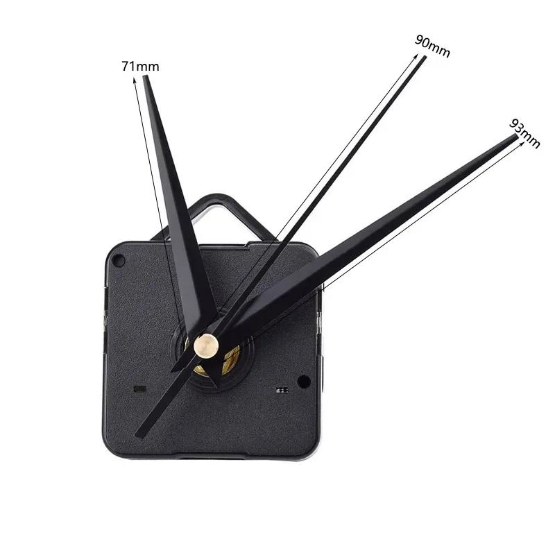 Hanging DIY Quartz Watch Silent Wall Clock Movement Quartz Repair Movement Clock Mechanism Parts with Needles 1 Set New