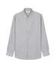NOTIG Cotton Blend Solid Shirt Comfort Slim Fit Gray_Oka2Shdl208G1