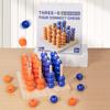 Montessori 3D Four-in-a-Row: Interactive Parent-Child Logic Board Game for Kids