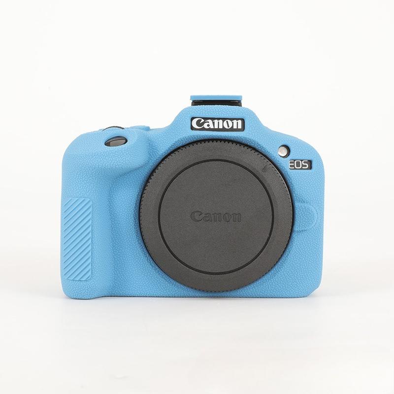 Silicone Case & Soft Shell Camera Pouch for Canon EOS R100 - Mirrorless Camera Protective Cover