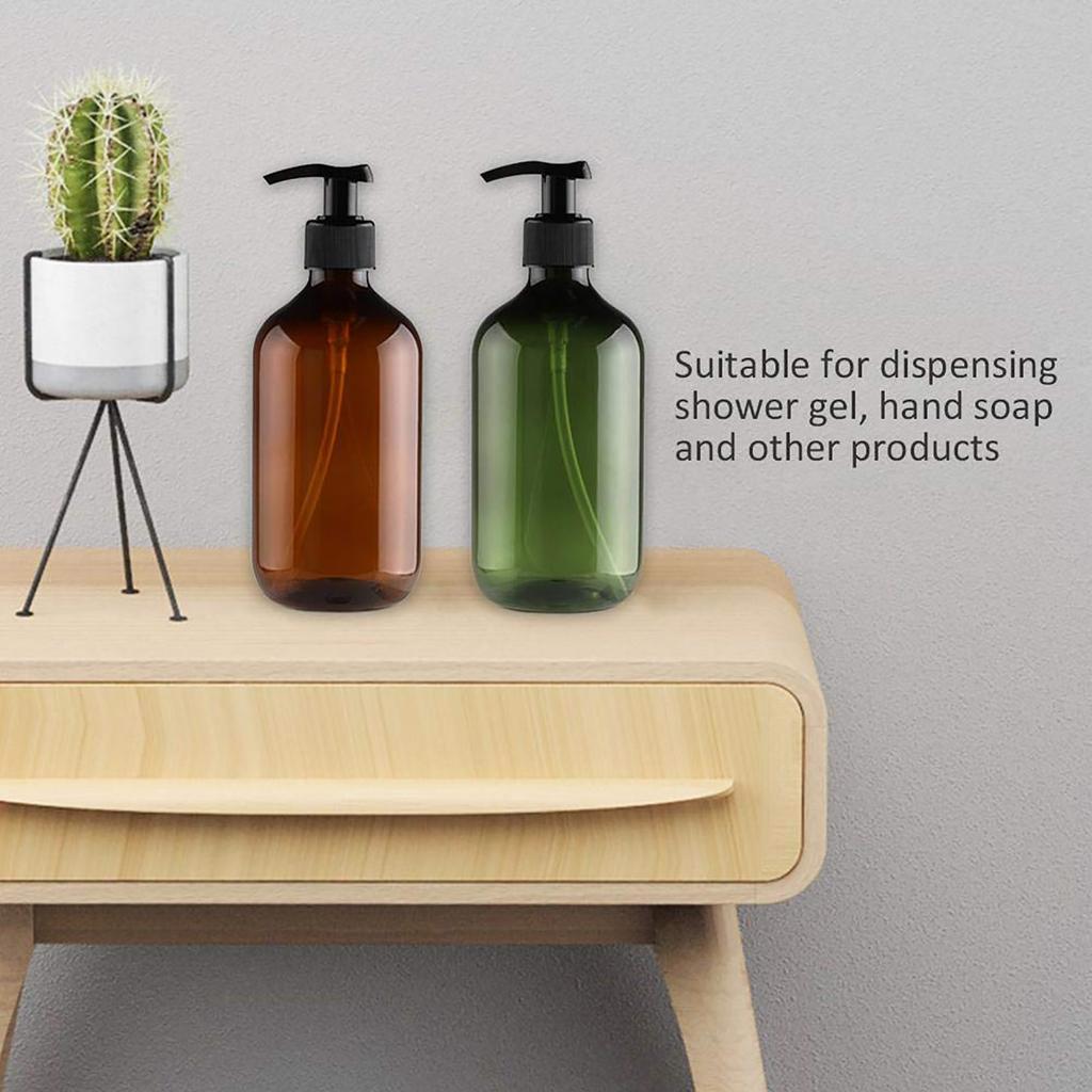 500ml Soap Dispenser Bottle Refillable Pump Bottle for Dispensing Lotions Shampoos