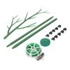 Detachable Plant Supports Climbing Plant Stakes Home Garden Setup 10 Orchid Clips Included UV Resistant Plant Support Stakes