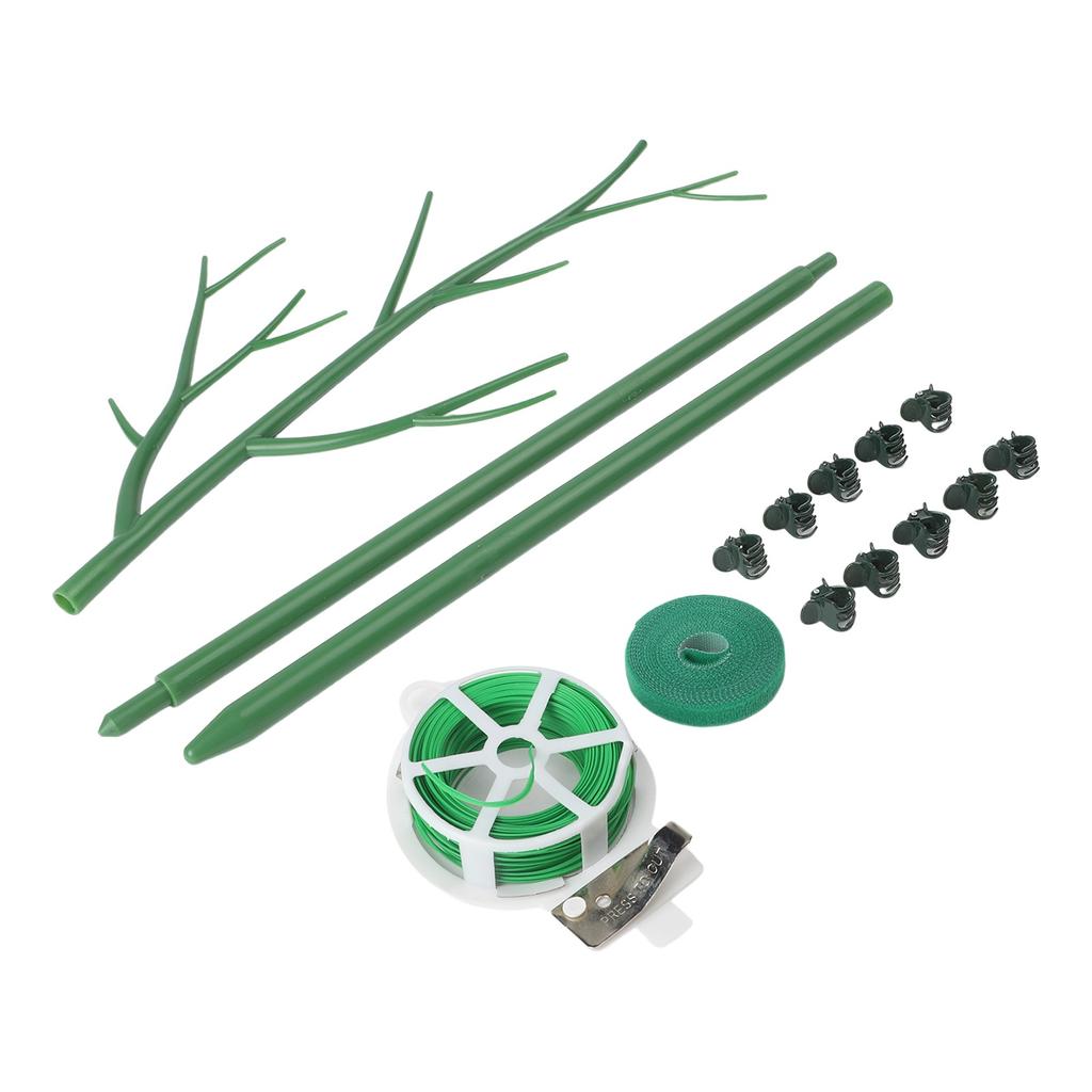 Detachable Plant Supports Climbing Plant Stakes Home Garden Setup 10 Orchid Clips Included UV Resistant Plant Support Stakes
