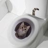 Playful Kitten Toilet Seat Sticker Waterproof Self-Adhesive Removable Decal for Bathroom WC Decoration