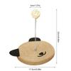 Cat Scratching Board Ball Stick Interactive Toy Built-in Bell Sisal Cat Scratcher Mat For Grinding All Breeds Indoor Home