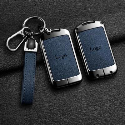 Leather Car Smart Remote Key Case Full Cover Bag For Polestar 2 Polestar 3 2023 2024 Protection Holder Shell Accessories