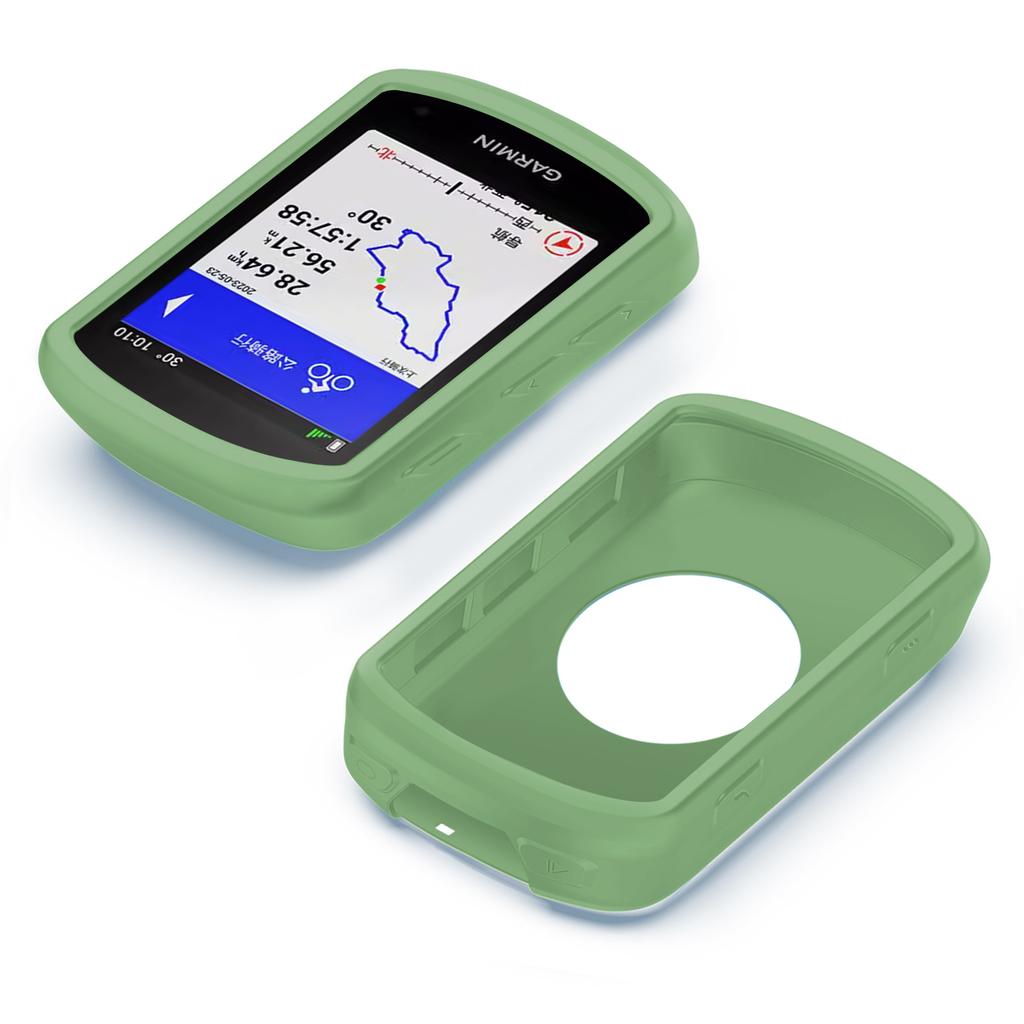 Garmin EDGE 540 840 Case GPS Bike Computer Silicone Cover Rubber Odometer Protective Case + HD Film (For Garmin EDGE540 840) 1