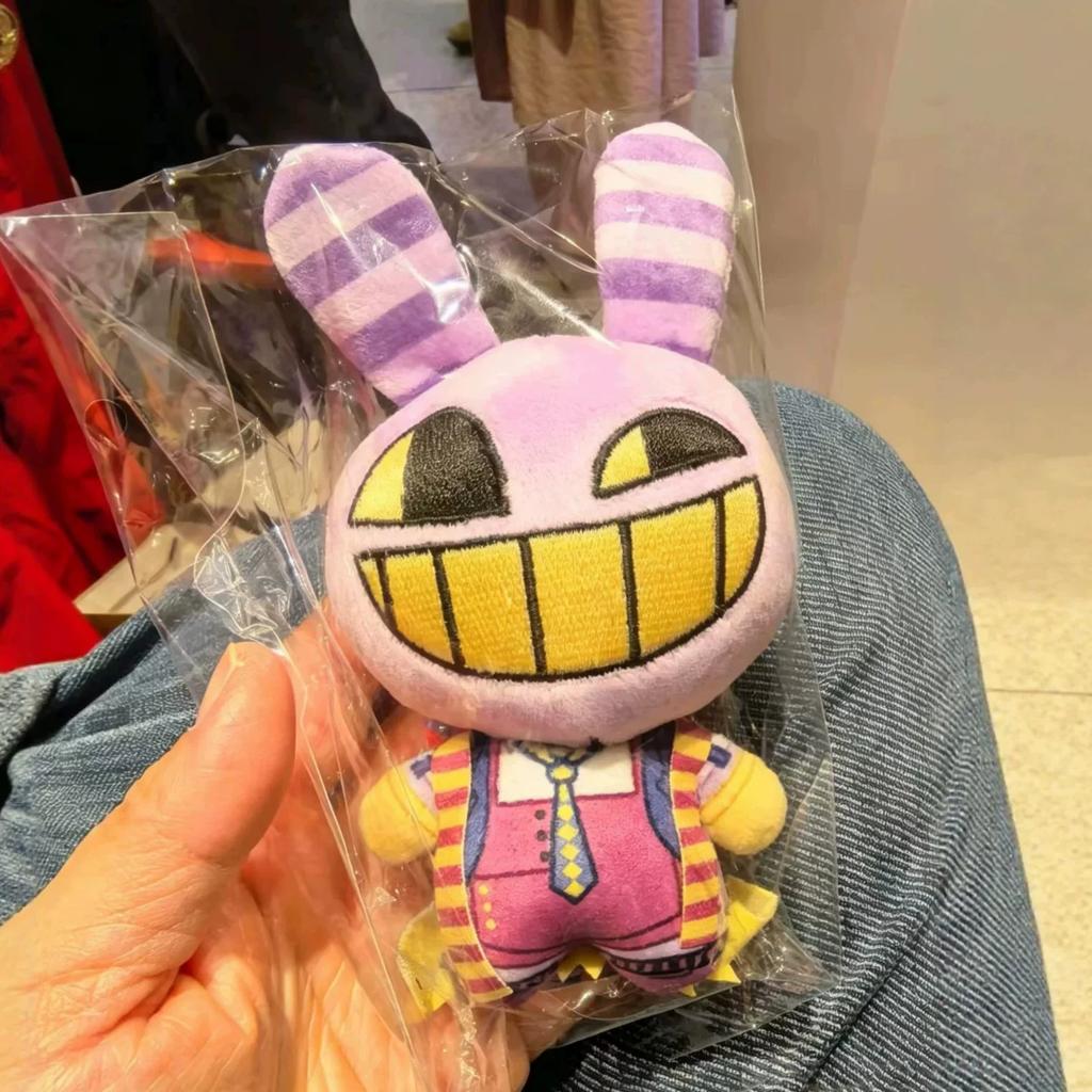 Kawaii The Amazing Digital Circus Plush Keychain Pomni Jax Caine Soft Mini Dolls For Fans Bag Charm And Birthday Gifts Ornament