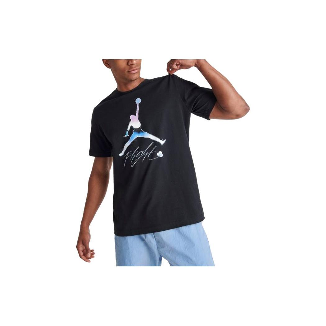 Мужские футболки Jordan Черные с круглым вырезом Средние DV8414-010 L