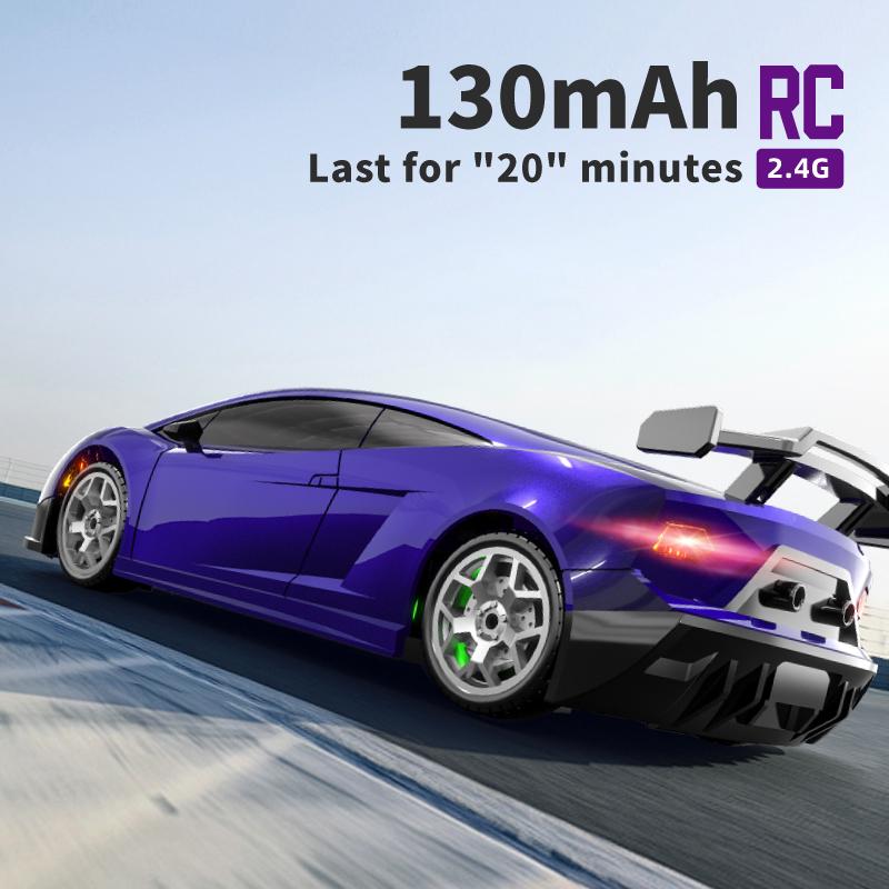 New Portable Model 2198 1:43 Scale 4WD Remote Control Drift Toy Car Smooth Handling and Realistic Drifting Effects Electric Competition Model Mini Toy