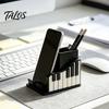 Moderner Schreibtisch-Organizer, Klavierform-Stifthalter, Kreativer Musik-Themen-Organizer, mit Handy-Ablage für Notizenhalter-Design, Schreibwaren