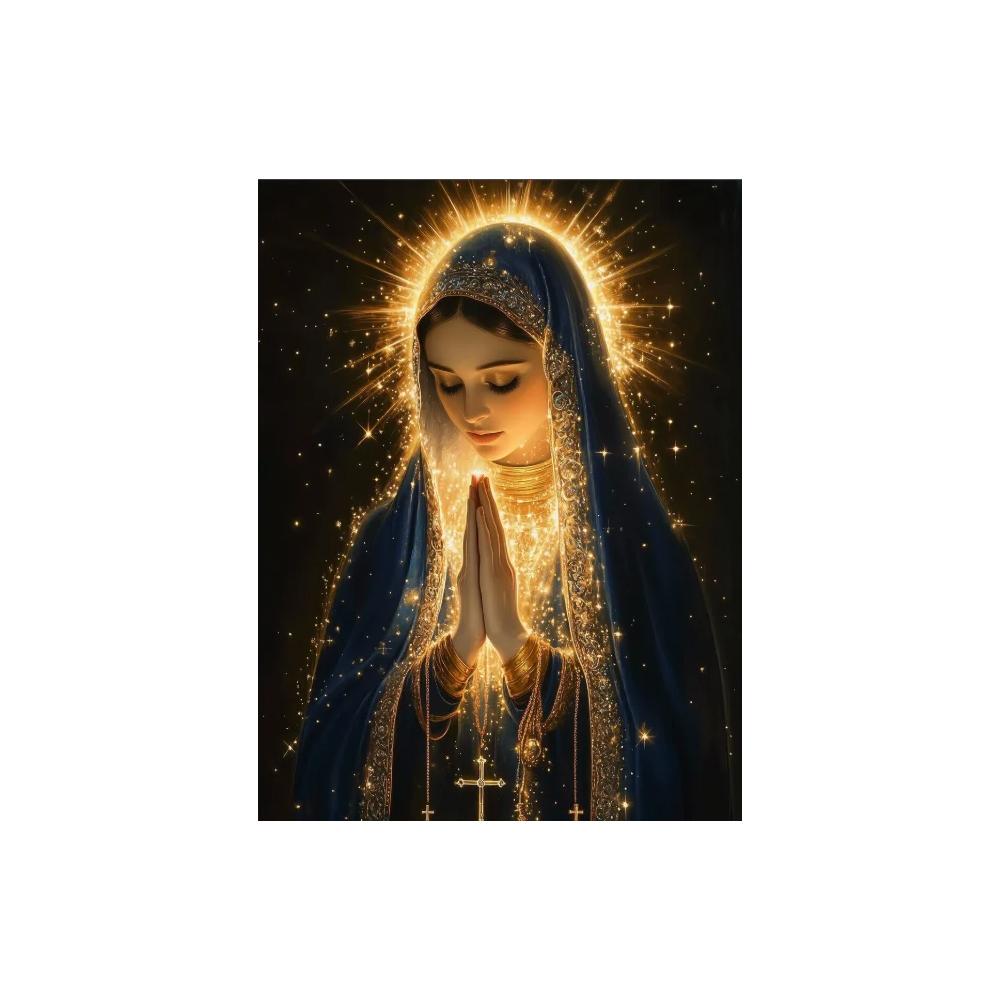 ציור קנבס דתי נוצרי של ישו ומרים הבתולה, לב קדוש, פוסטר אמנותי של ישו הילד הקדוש הקתולי, עיצוב בית נוצרי