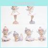 Charming Blind Box Pvc Ballet Angel Model For Desk Or Cake Decoration