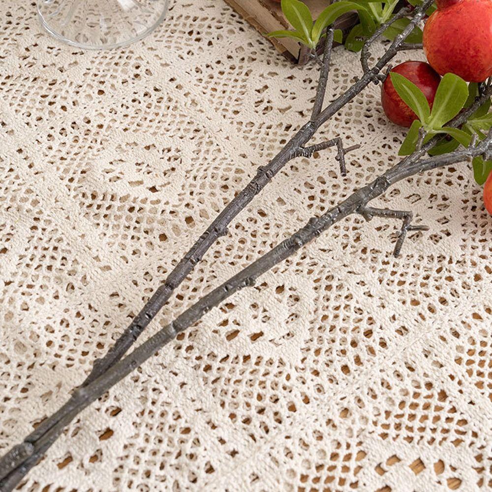 Realistic Artificial Pomegranate Branches Plastic Fake Plants Home Living Room Decor