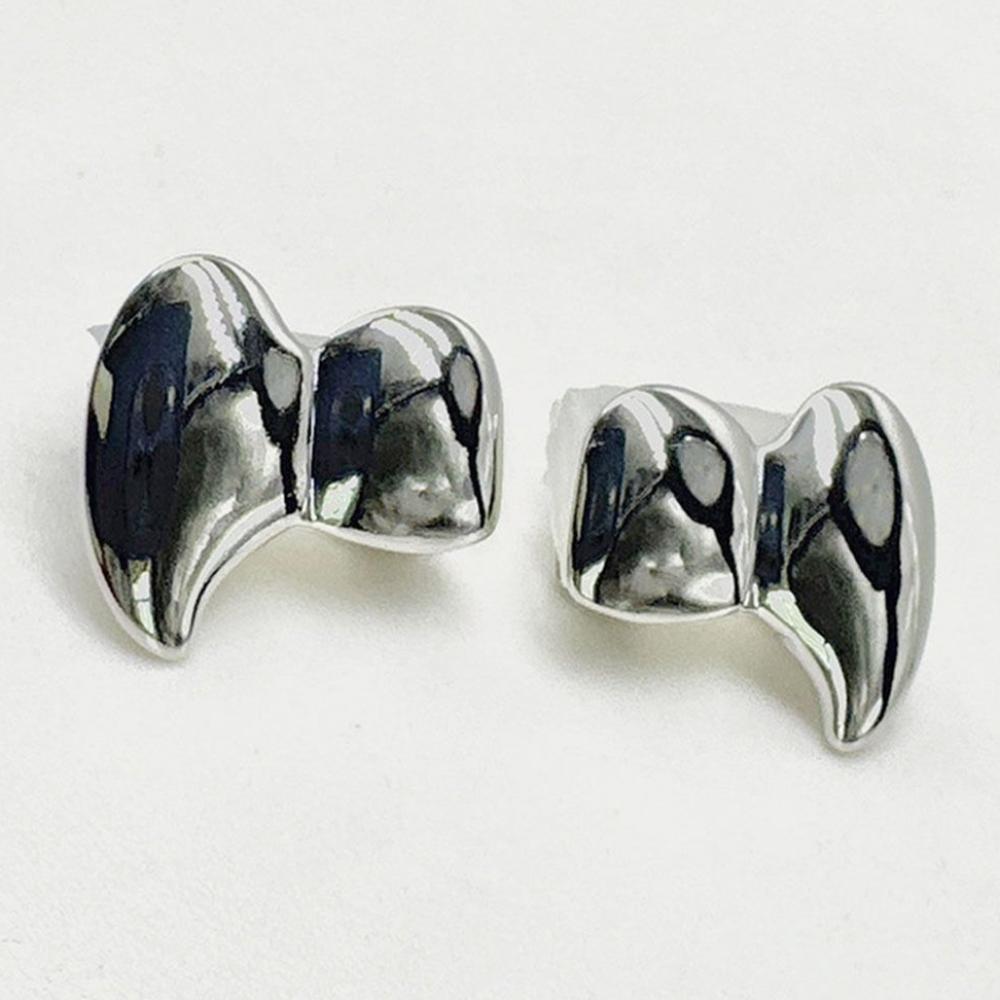 2Pcs/Set Halloween Gift Tooth Caps Double Glossy Mouth Teeth Grillz  for Women Men