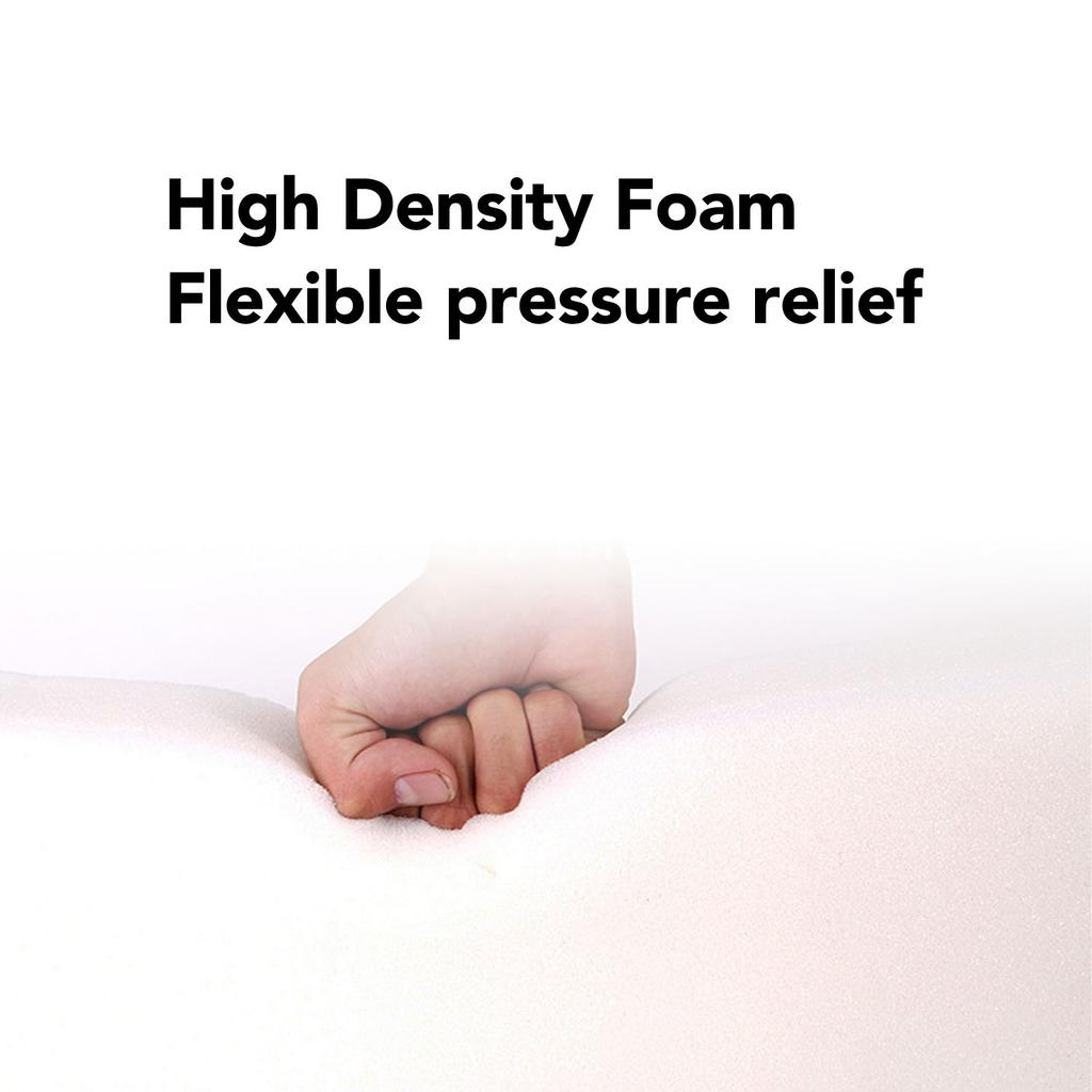 S Shaped Leg Elevation Pillow for After Surgery Swelling Orthopedic Leg Wedge Pillow Blue