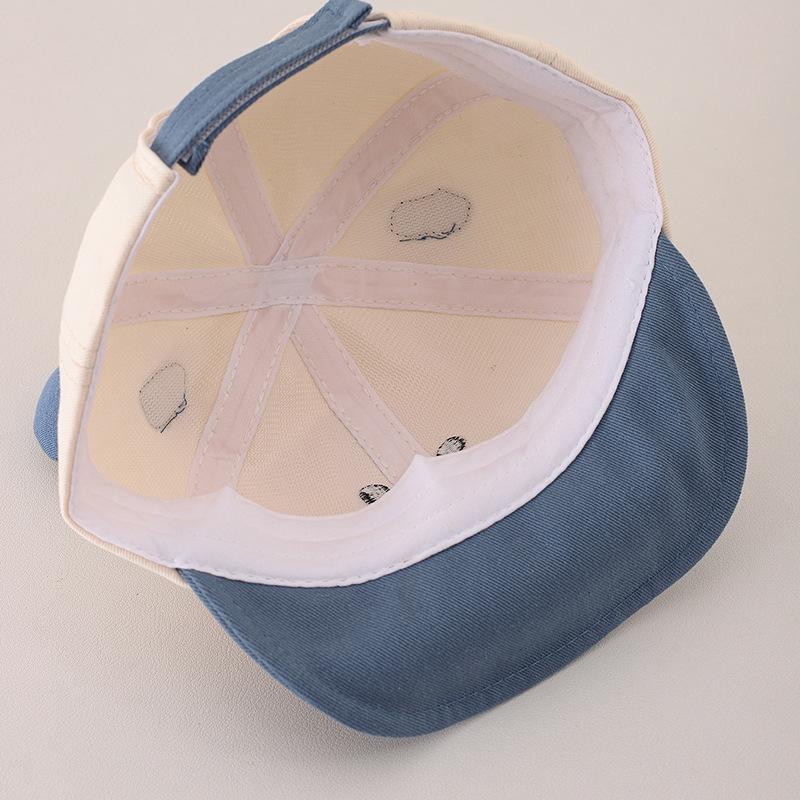 Entzückende Frühlings-Baseballkappe für Babys im koreanischen Stil, Unisex, mit Bärenmotiv und weichem Schirm zum Sonnenschutz