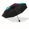 Jurassic Adventure: Dinosaur Silhouette ArtworkUmbrella, Portable 3-Fold Compact Umbrella for Men & Women Gift