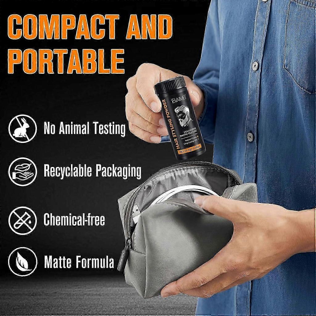 Hair Powder, Texturizing Volumizing Powder, Unisex Root Hair Styling Powder, Natural Matte, Adds Texture And Volume To Hair